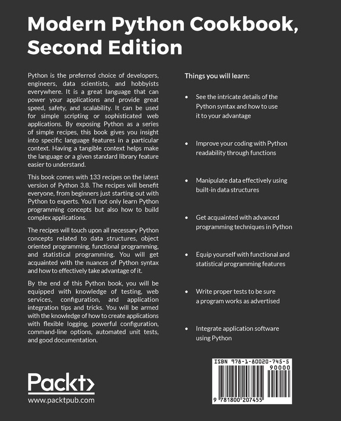 Modern Python Cookbook - Second Edition