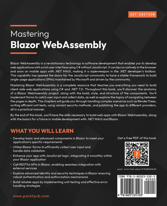 Mastering Blazor WebAssembly