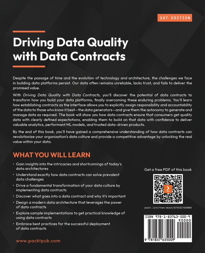 Driving Data Quality with Data Contracts