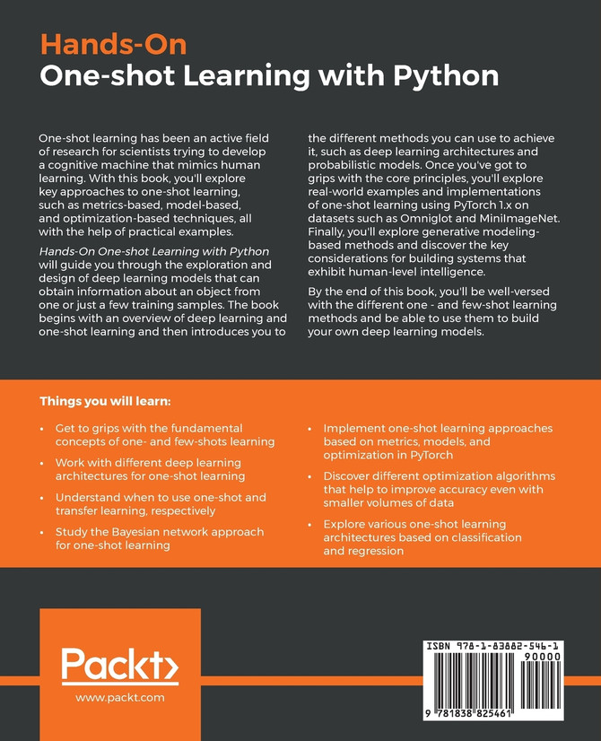 Hands-On One-shot Learning with Python