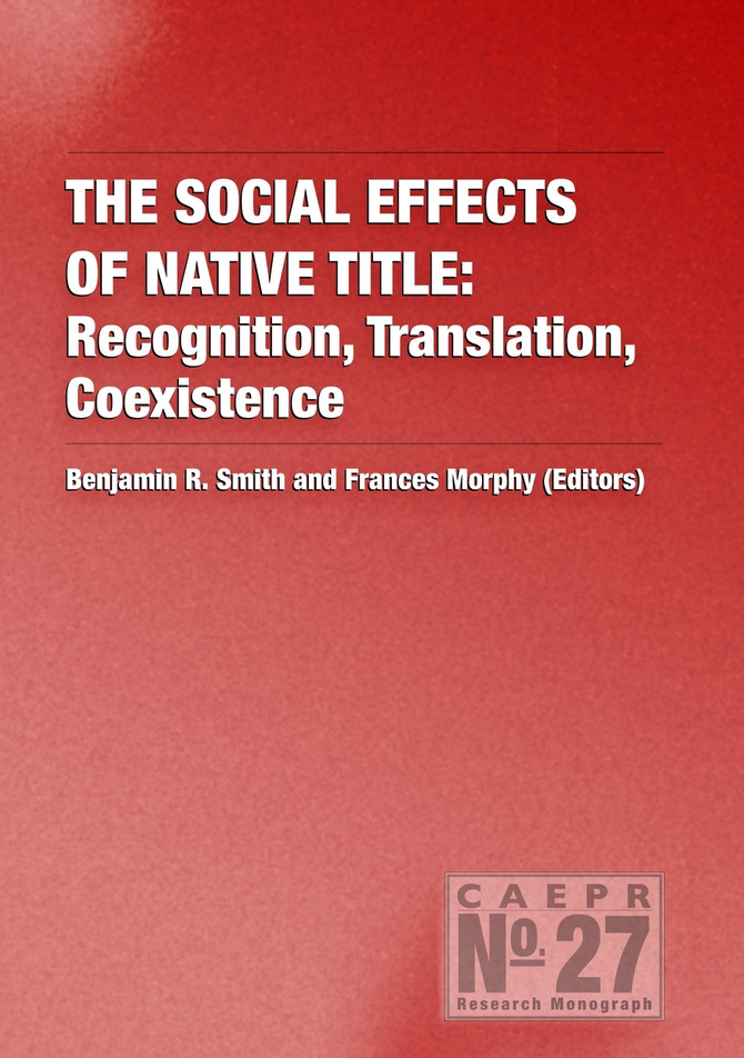 The Social Effects of Native Title