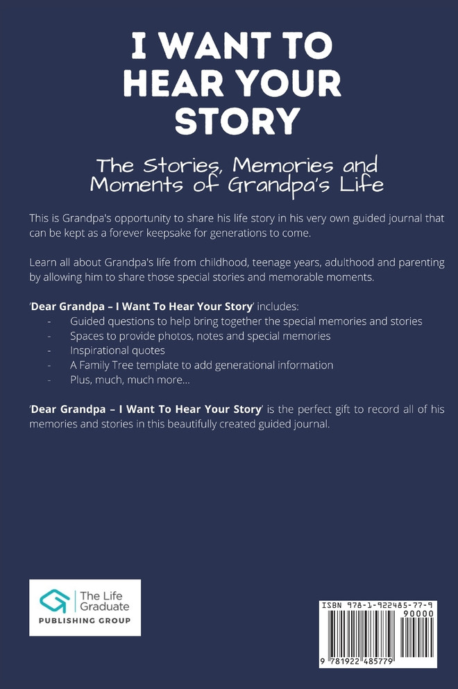 Dear Grandpa. I Want To Hear Your Story