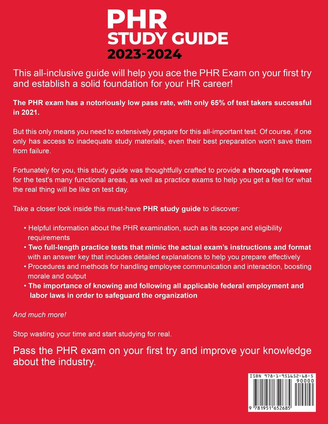 PHR Study Guide 2023-2024