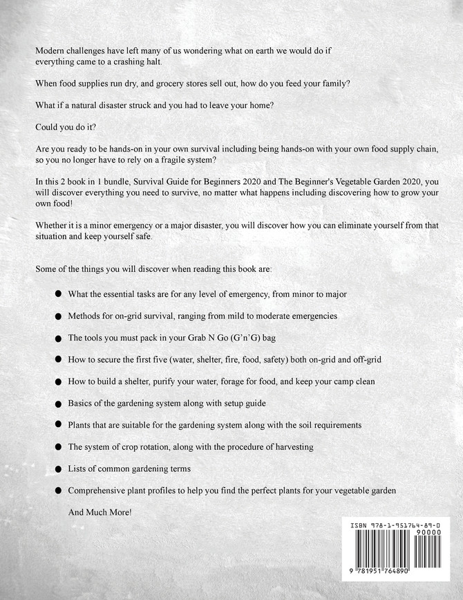 Survival Guide for Beginners AND The Beginner's Vegetable Garden 2020