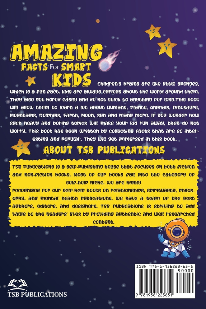 Amazing Facts for Smart Kids Age 6-8