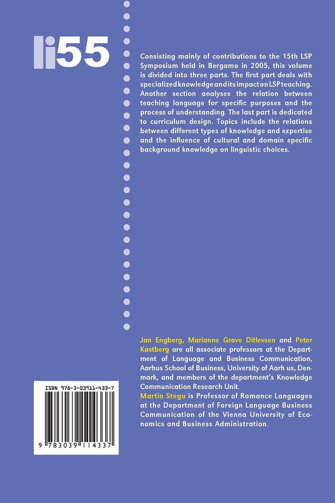 New Directions in LSP Teaching
