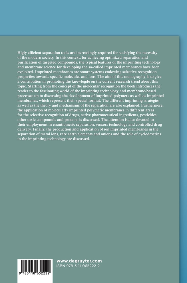 Imprinted Polymeric Membranes