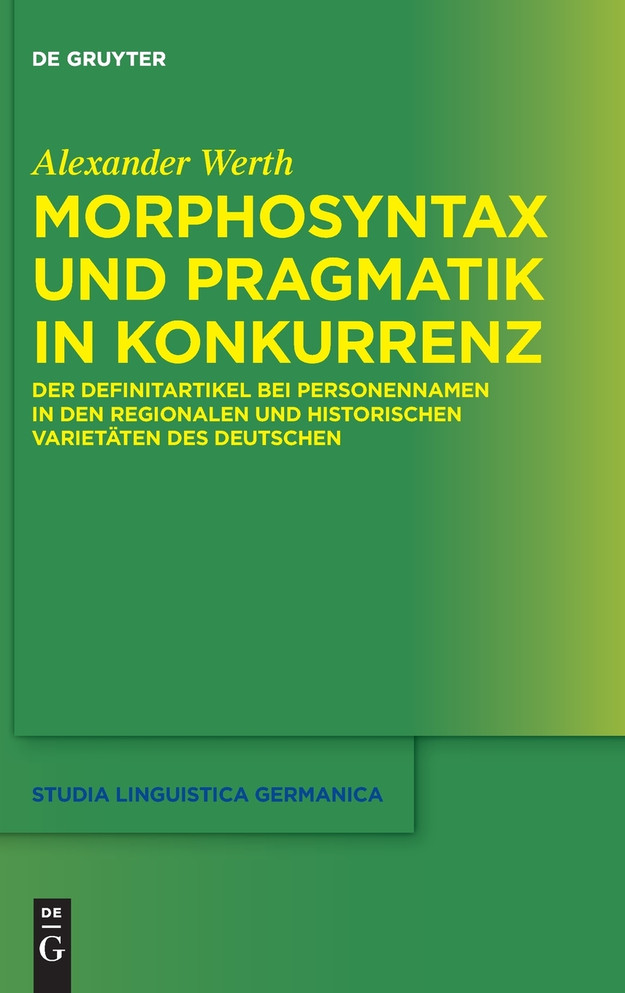 Morphosyntax und Pragmatik in Konkurrenz
