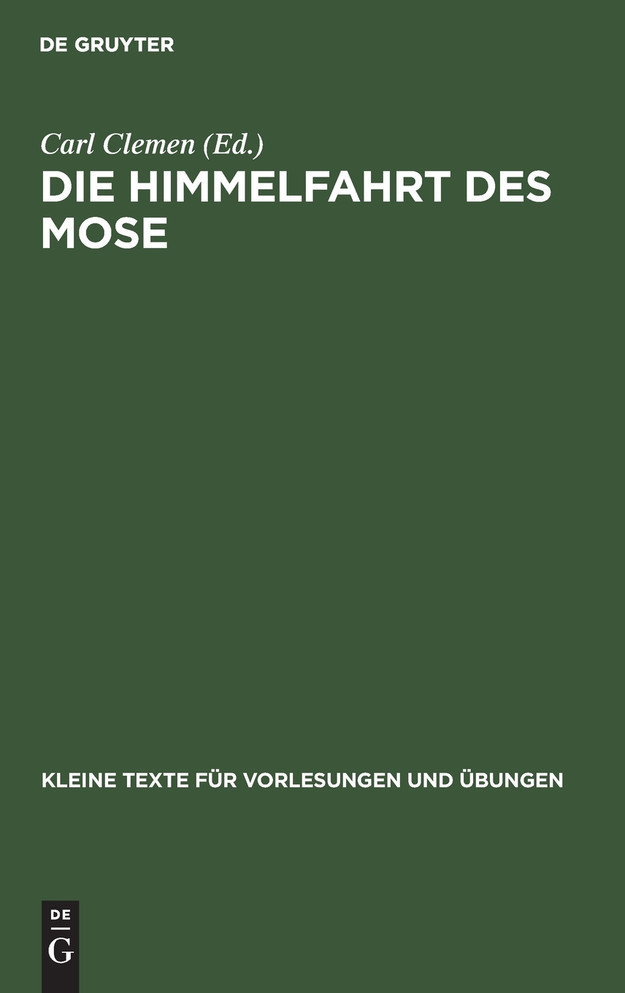 Die Himmelfahrt des Mose