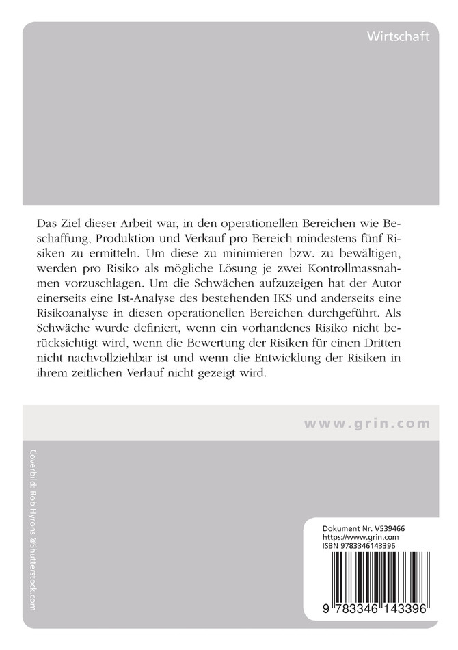 Interne Kontrollsysteme (IKS) als Teil des Risikomanagements