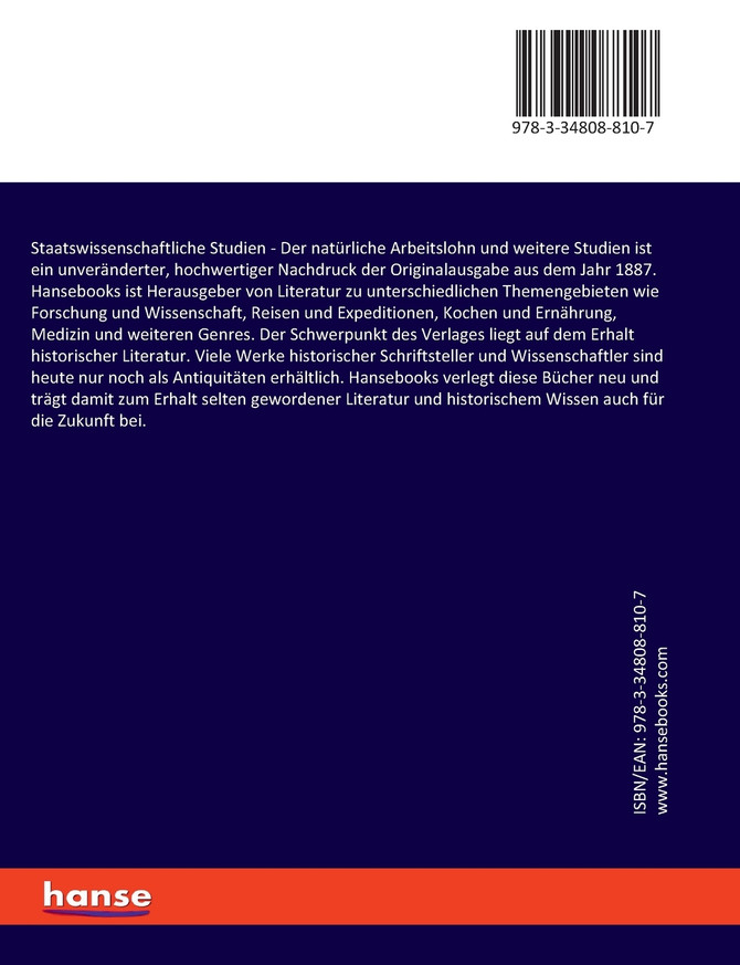 Staatswissenschaftliche Studien