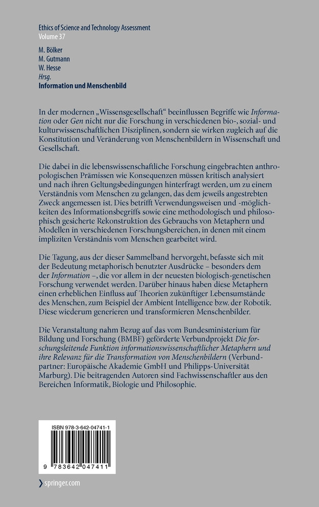 Information und Menschenbild