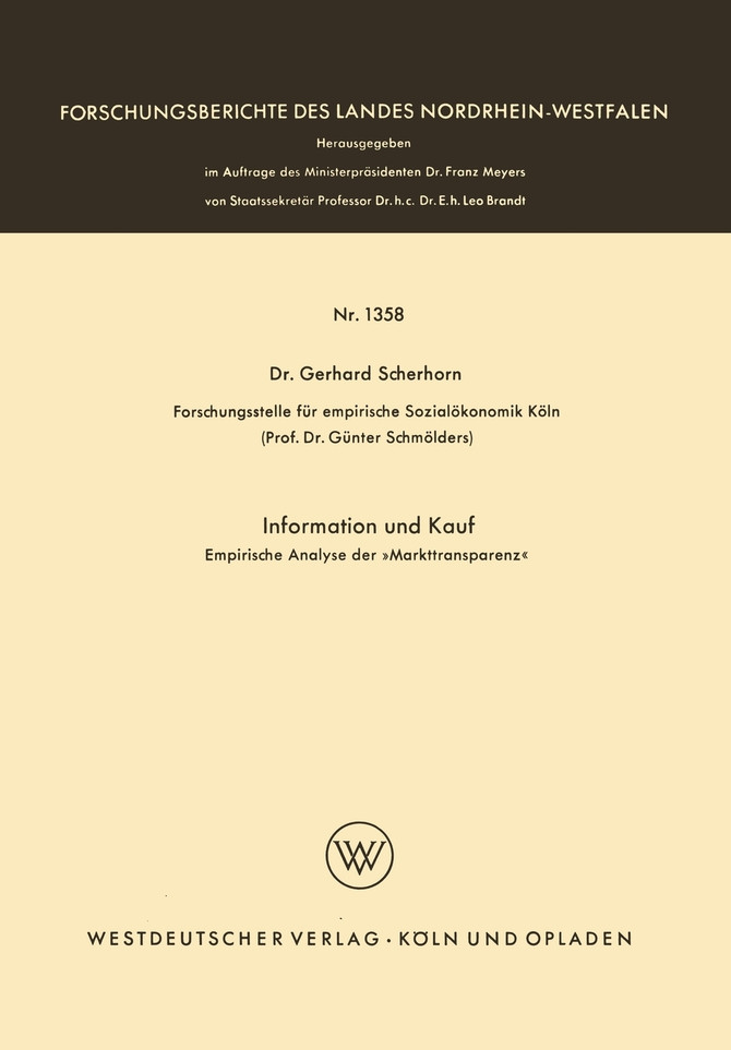 Information und Kauf