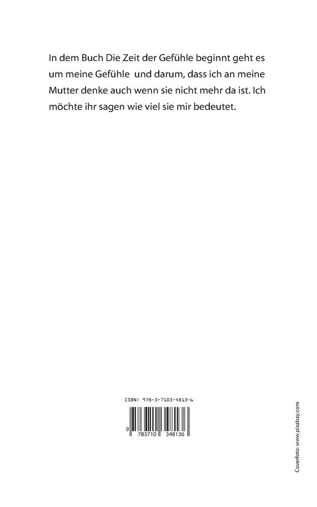 Die Zeit der Gefühle beginnt