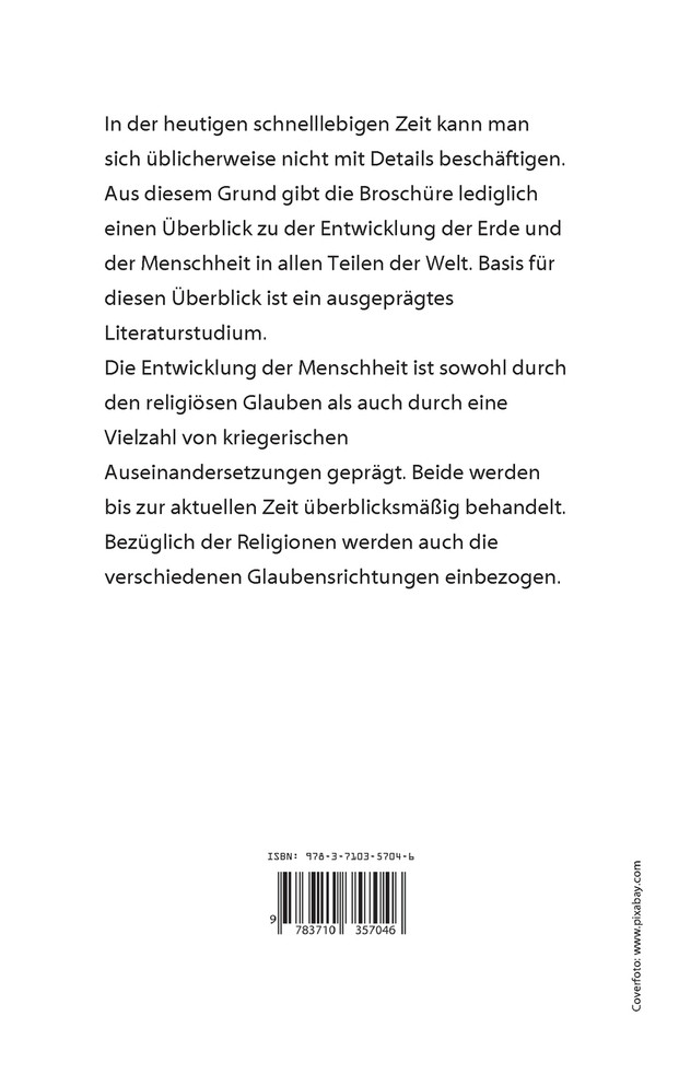 Erd- und Menschheitsentwicklung - Kalter Krieg