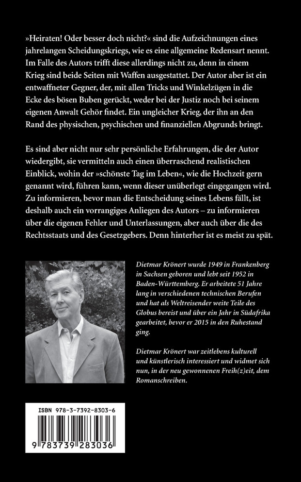 Heiraten! Oder besser doch nicht?