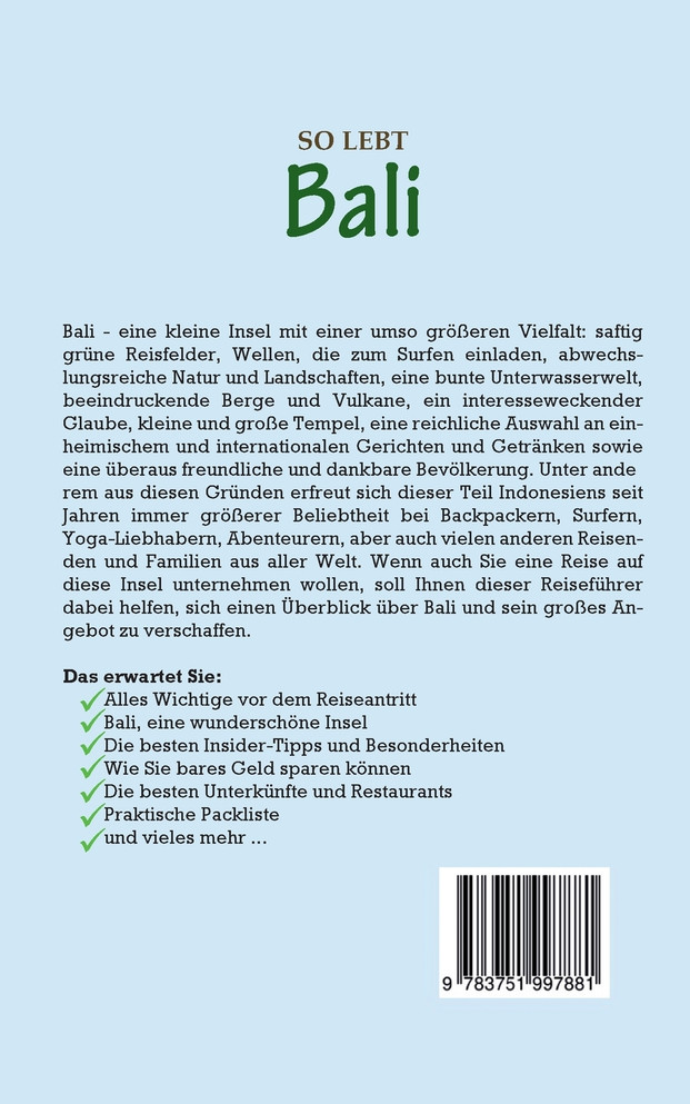So lebt Bali