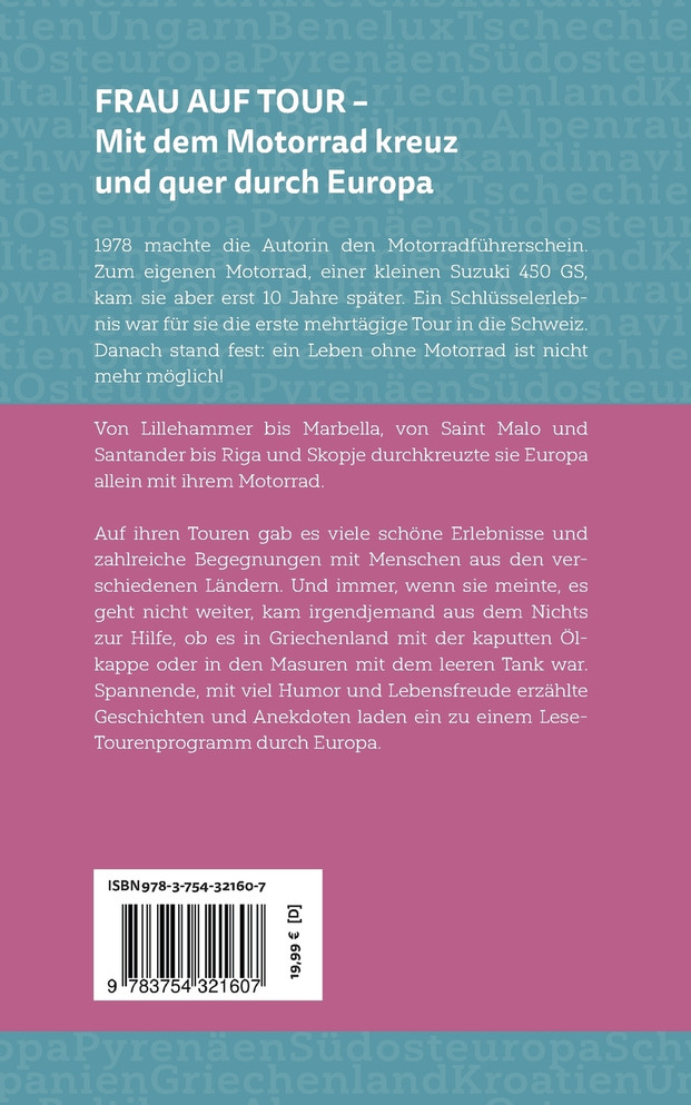 Frau auf Tour