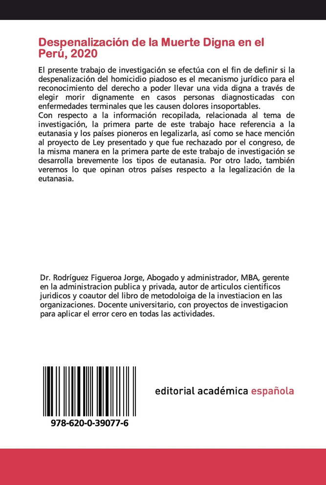 Despenalización de la Muerte Digna en el Perú, 2020