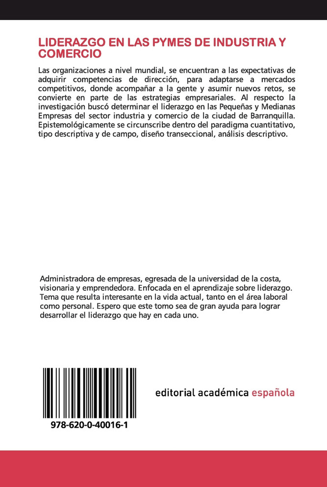 LIDERAZGO EN LAS PYMES DE INDUSTRIA Y COMERCIO