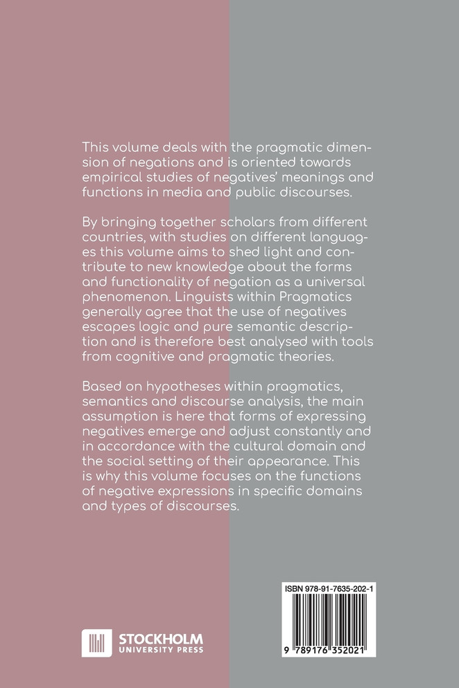 Negatives and Meaning