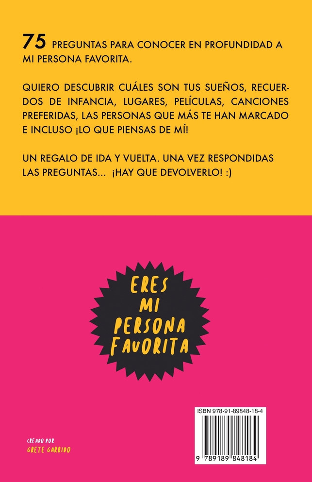 75 preguntas para conocer mejor a mi persona favorita