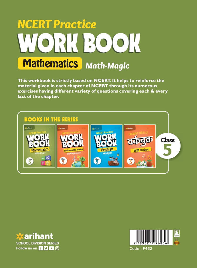 NCERT Practice Workbook Mathematics Math-Magic Class 5th