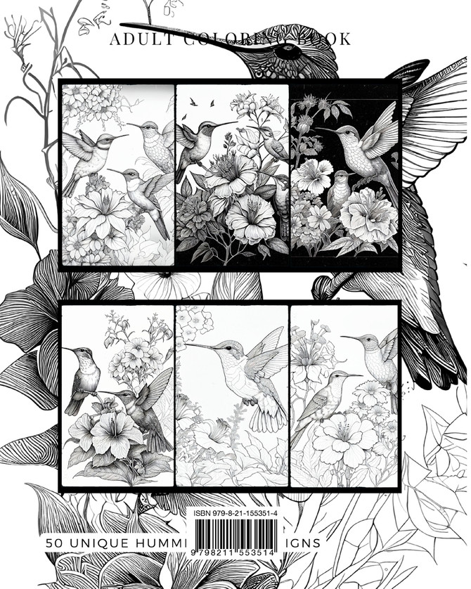 Hummingbirds (Coloring Book)