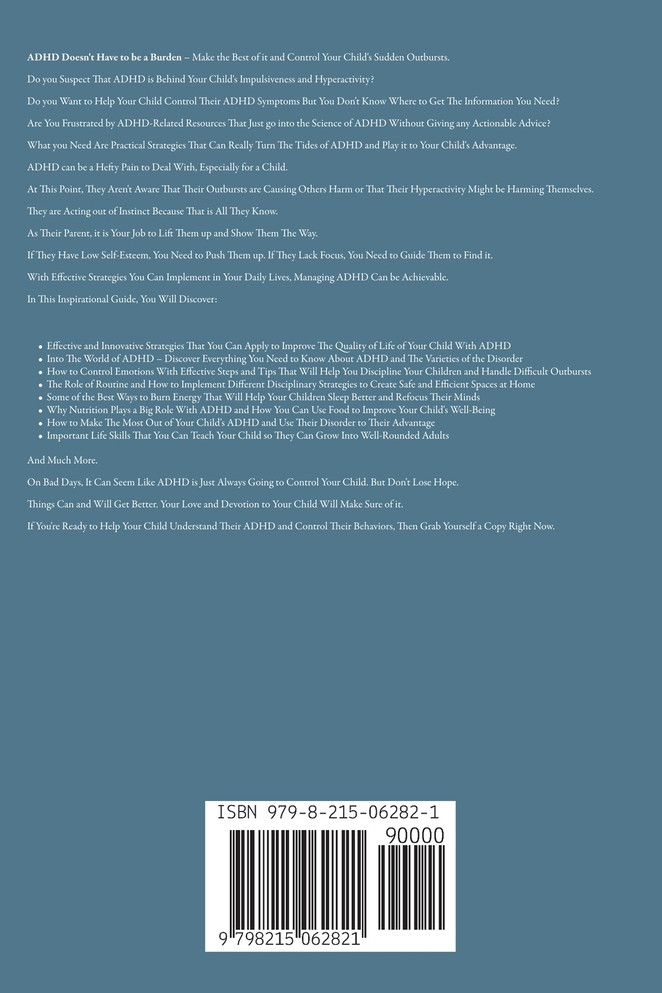 ADHD Raising an Explosive Child with a Fast Mind