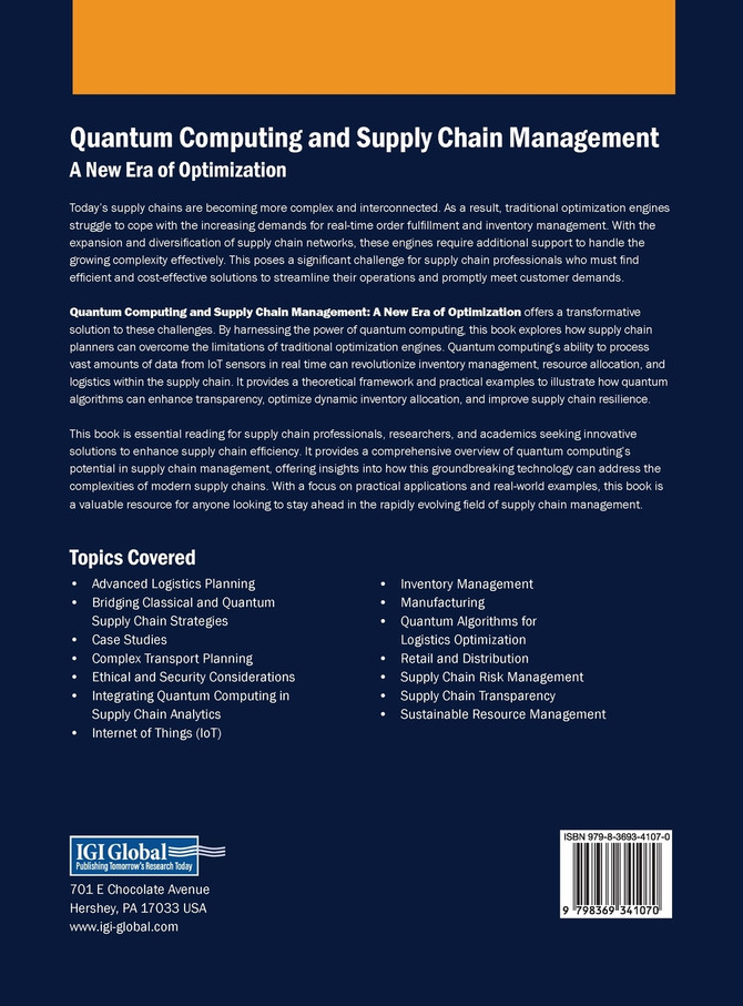 Quantum Computing and Supply Chain Management
