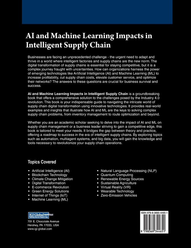 AI and Machine Learning Impacts in Intelligent Supply Chain