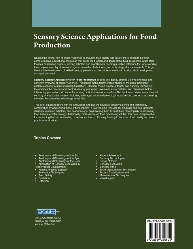 Sensory Science Applications for Food Production