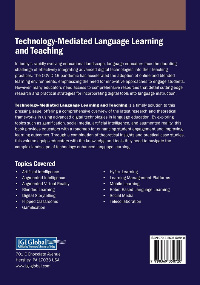 Technology-Mediated Language Learning and Teaching
