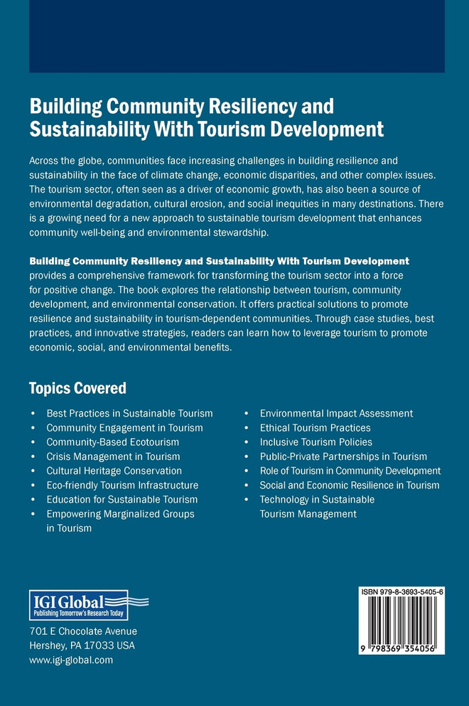 Building Community Resiliency and Sustainability With Tourism Development