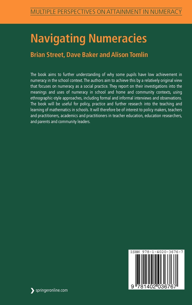 Navigating Numeracies