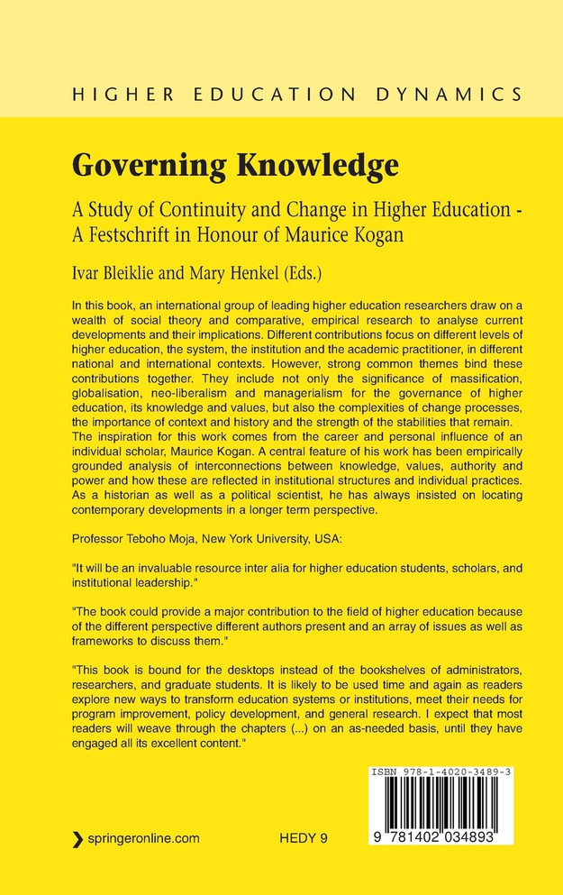 Governing Knowledge