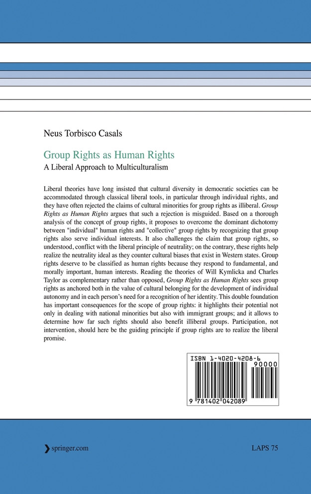 Group Rights as Human Rights