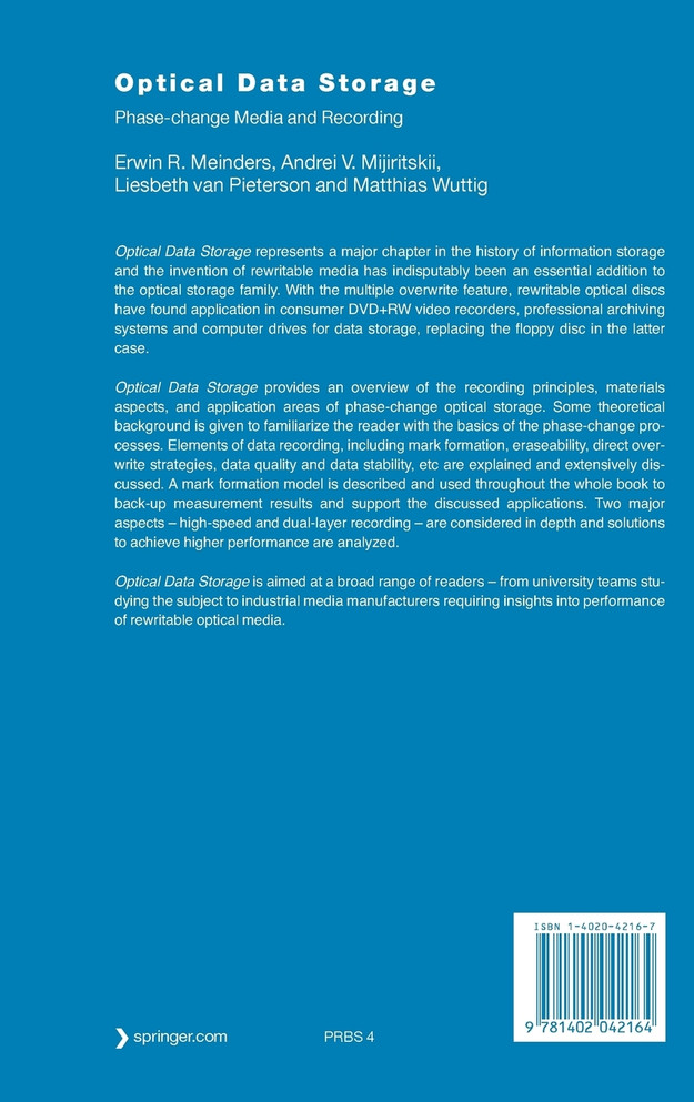 Optical Data Storage