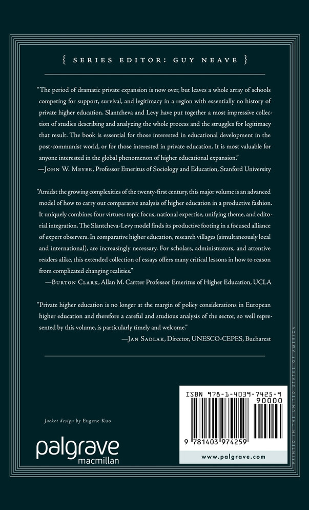 Private Higher Education in Post-Communist Europe