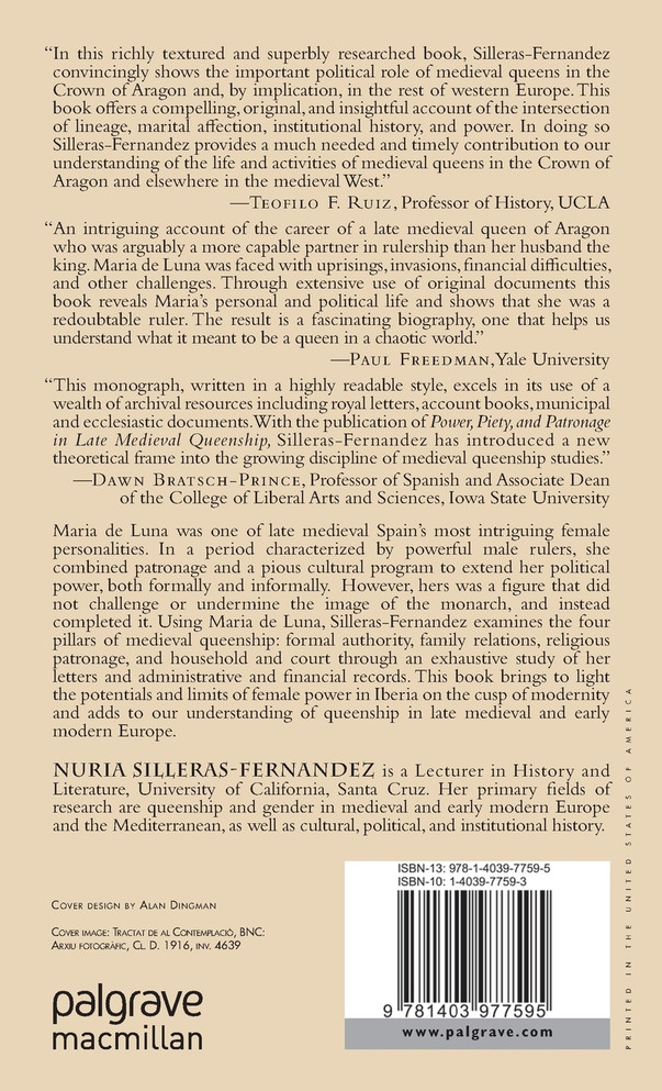 Power, Piety, and Patronage in Late Medieval Queenship