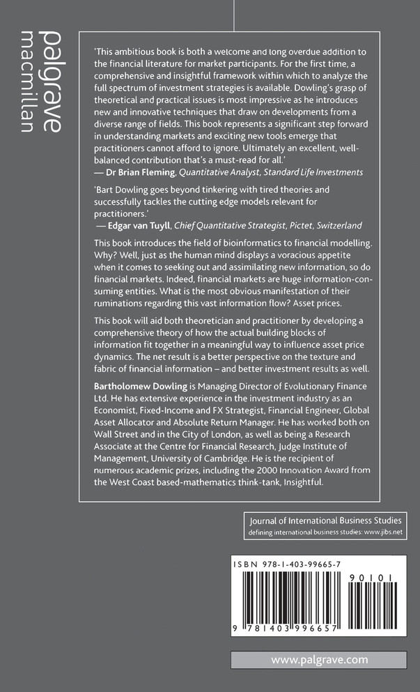 Evolutionary Finance