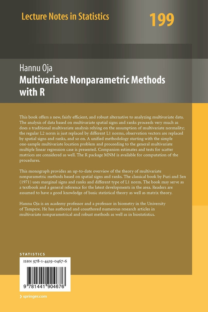 Multivariate Nonparametric Methods with R