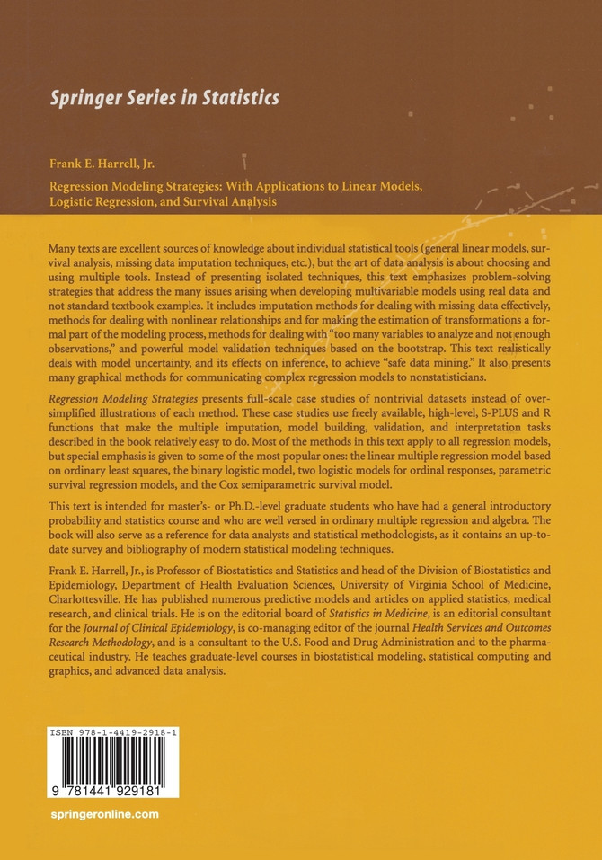 Regression Modeling Strategies