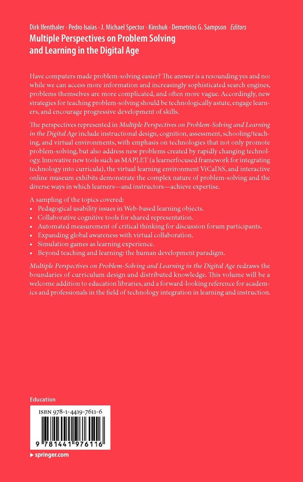 Multiple Perspectives on Problem Solving and Learning in the Digital Age