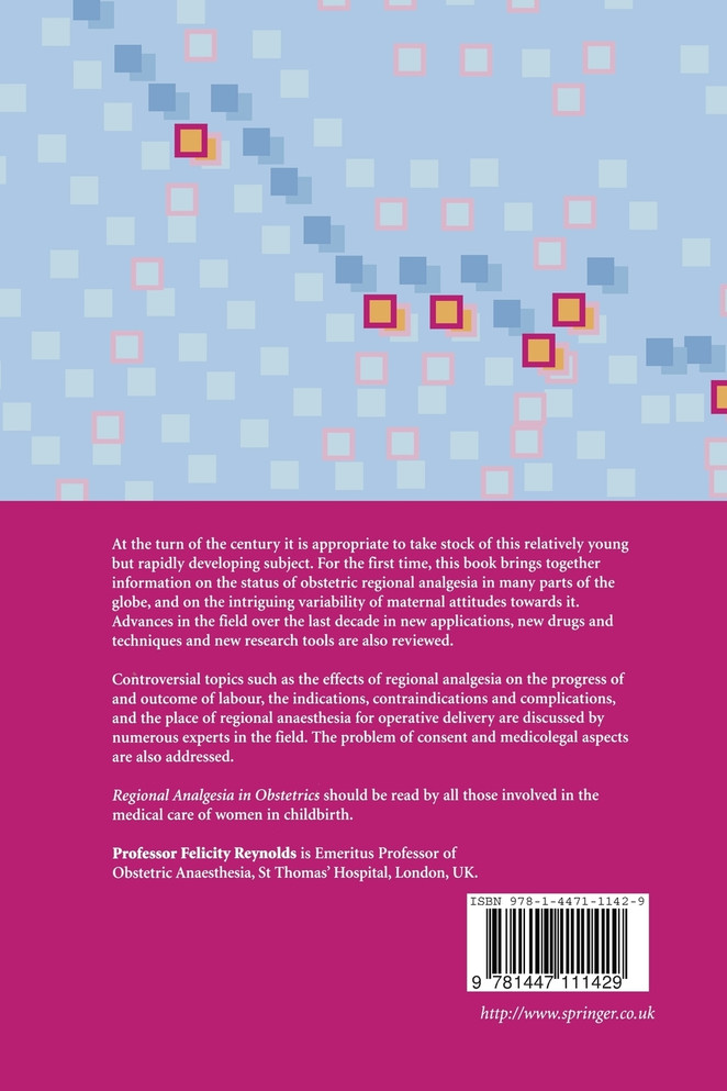 Regional Analgesia in Obstetrics