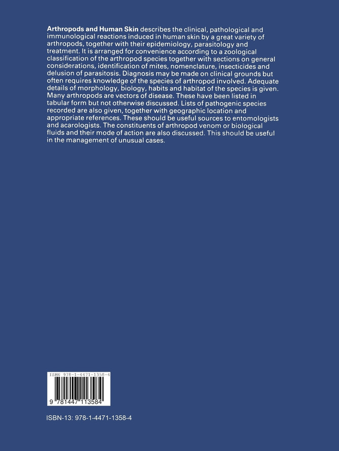 Arthropods and Human Skin