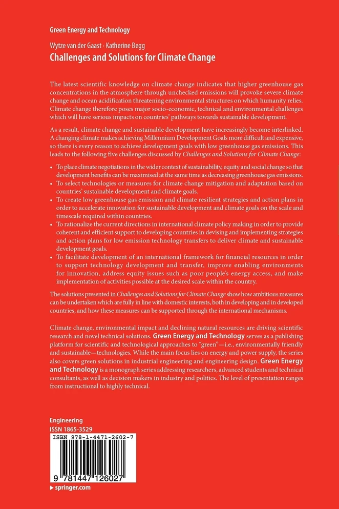 Challenges and Solutions for Climate Change