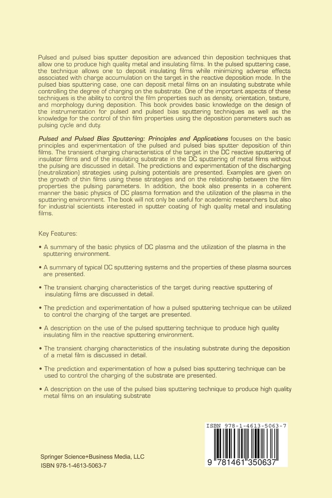Pulsed and Pulsed Bias Sputtering