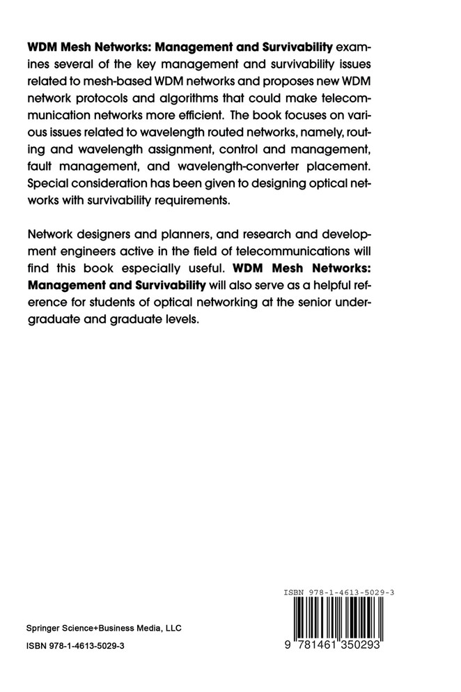 WDM Mesh Networks