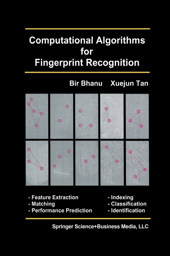 Computational Algorithms for Fingerprint Recognition